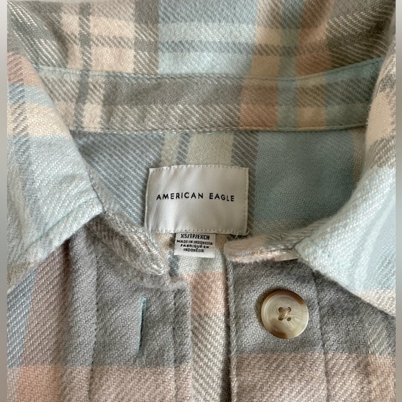 american eagle flannel jacket - Picture 3 of 3